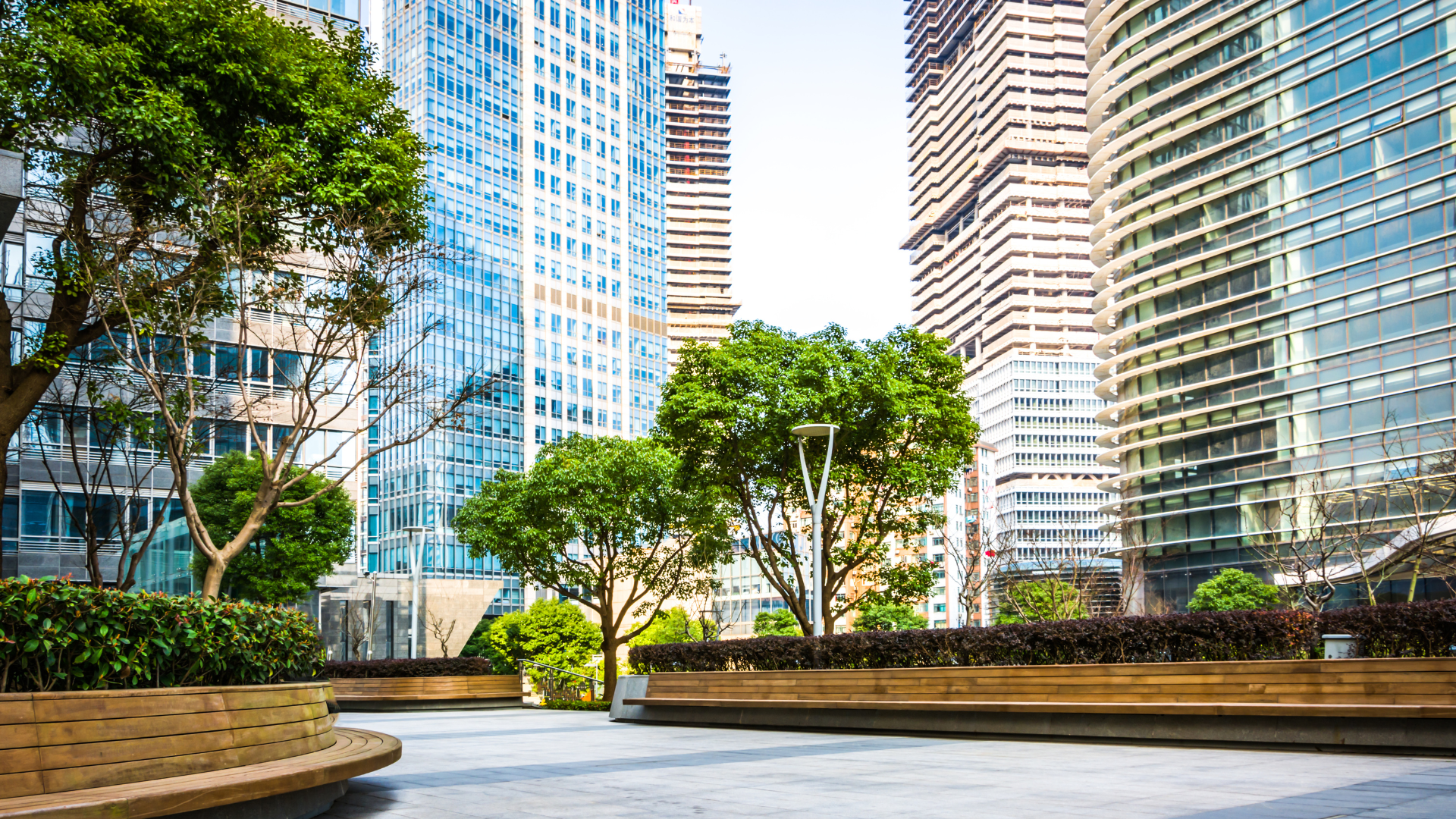 Wolkenkratzer mit sensationellem Park mitten in der Innenstadt